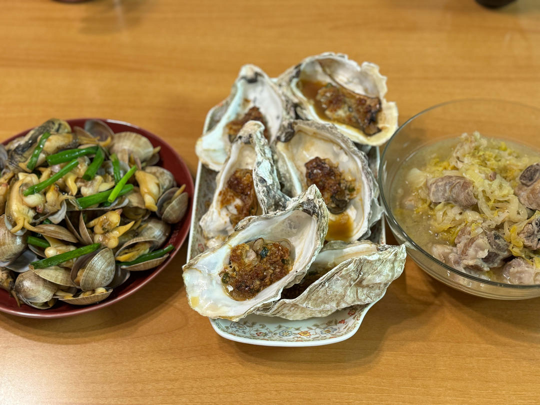 葱姜炒蛏子