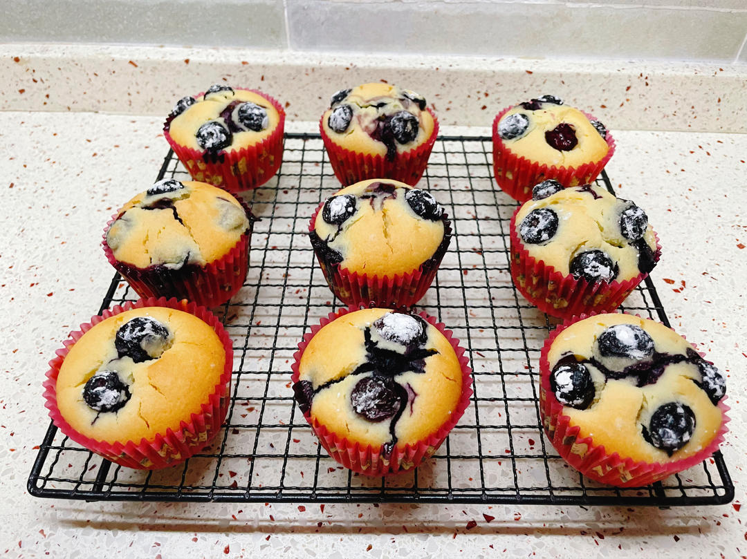 爆酱蓝莓马芬