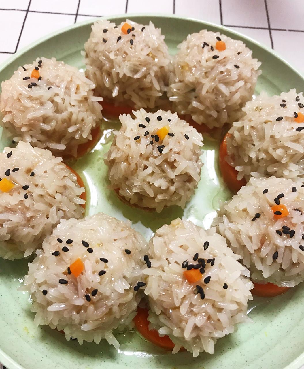 蒸糯米丸子