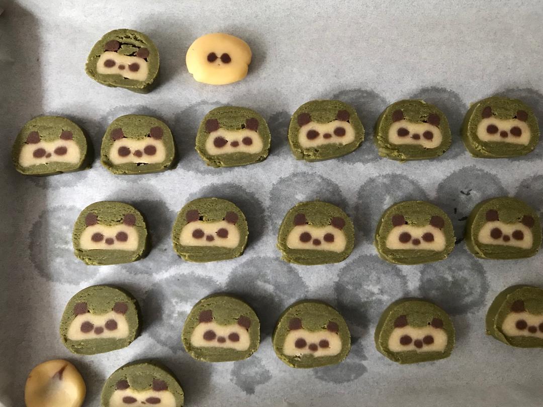 熊猫饼干（稍微修改了下糖小饼的方子）