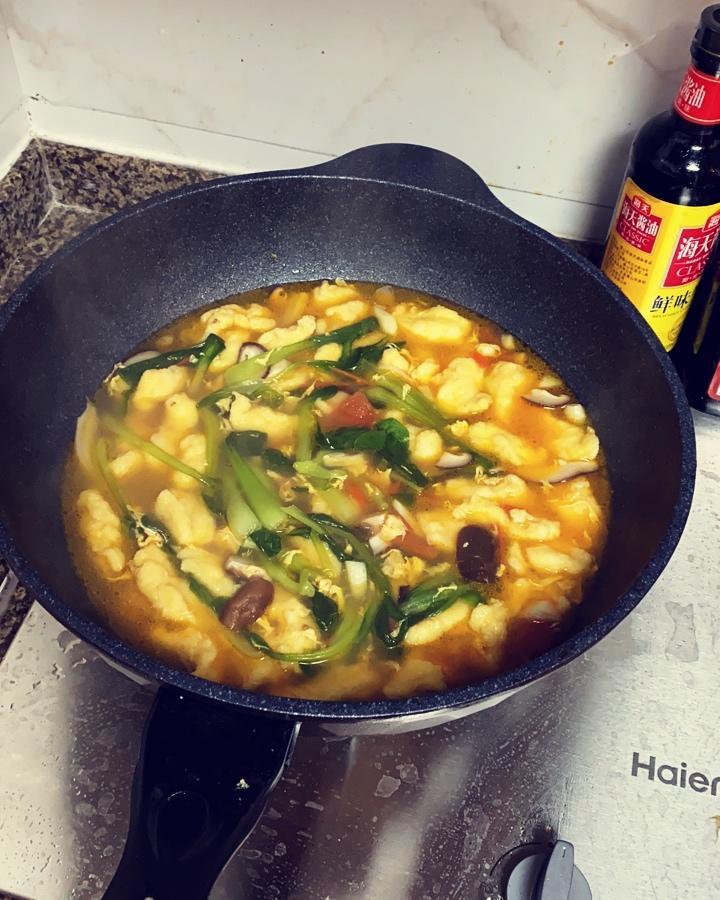 百吃不厌的面疙瘩汤