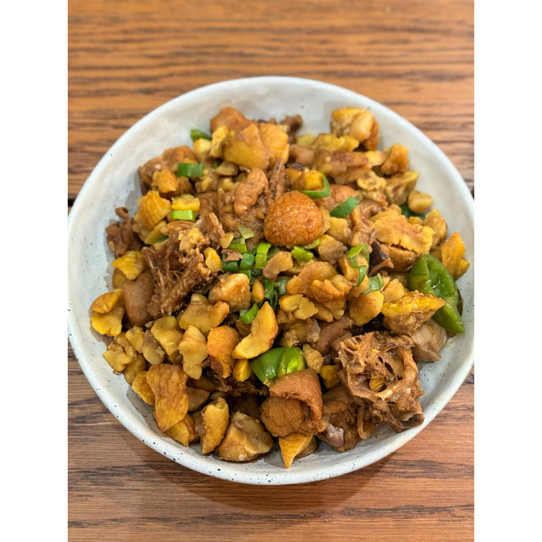 立冬的一餐｜栗子焖鸡&糖烤栗子