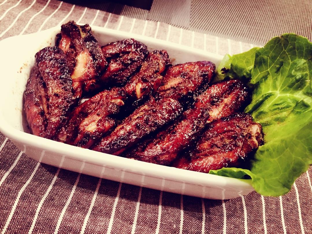 快速版黑椒汁烤翅的做法