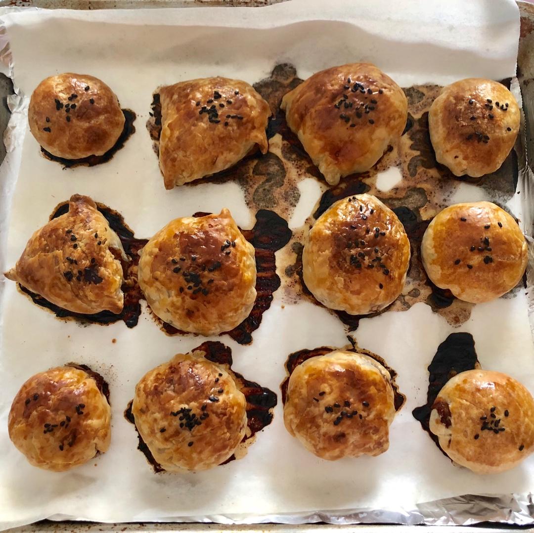 手抓饼皮鲜肉月饼