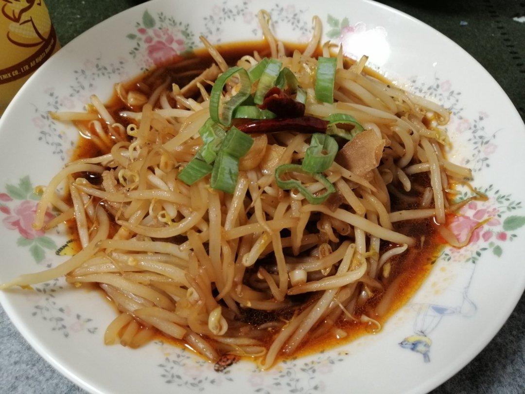 酸辣脆爽的炒豆芽