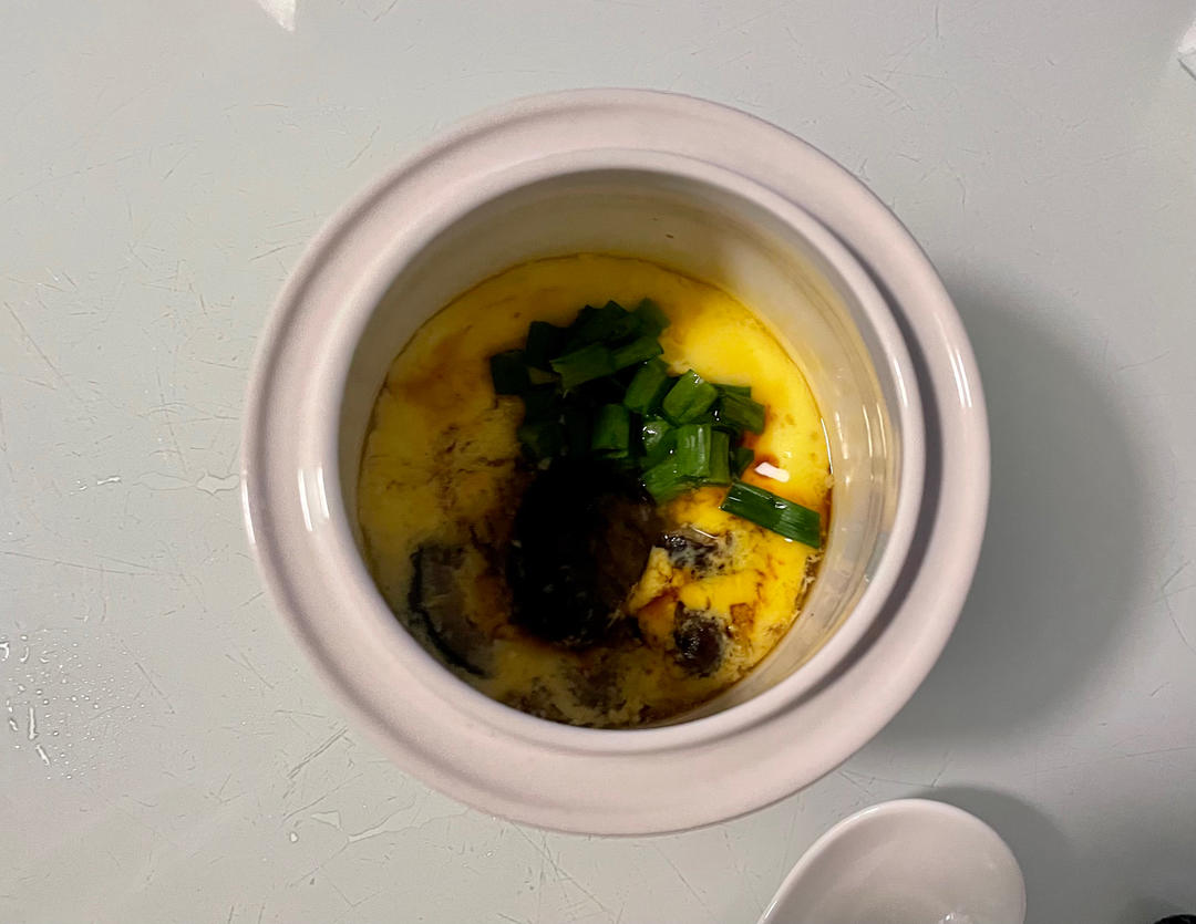 一碗美美的蒸水蛋（海参炖蛋）