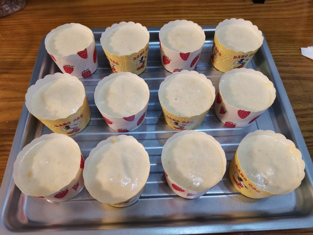 纸杯蛋糕 8寸戚风蛋糕的量