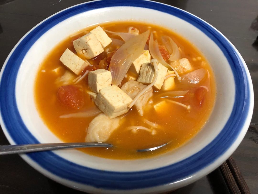 龙利鱼豆腐煲