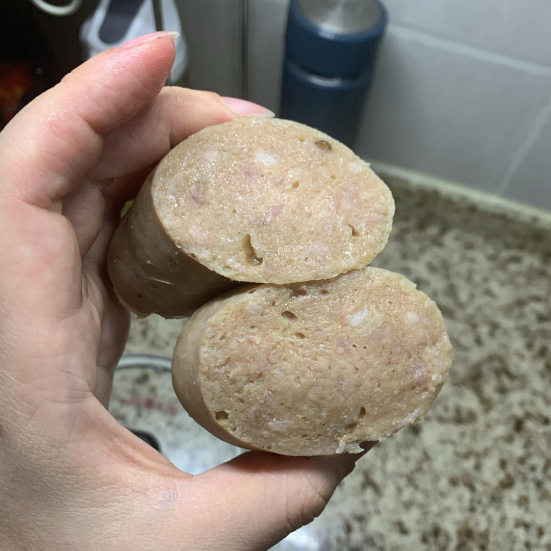 自制黑椒风味脆皮肠--多图详解手工灌肠
