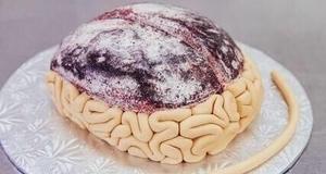【万圣节】大脑蛋糕的做法 步骤3