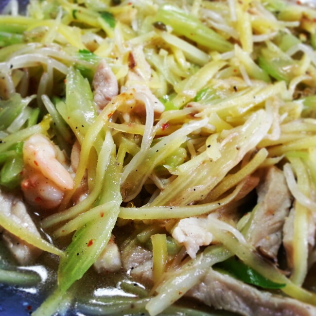 火腿炒土豆丝