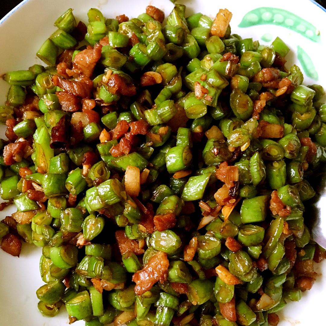 肉沫豆角下饭菜