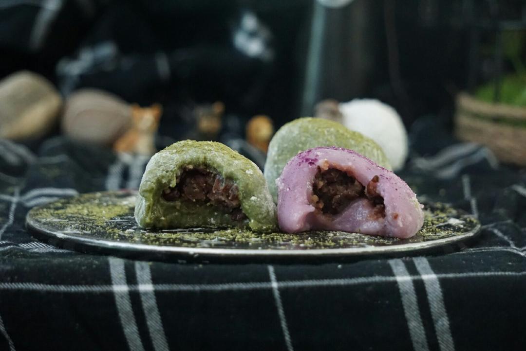 抹茶红豆大福