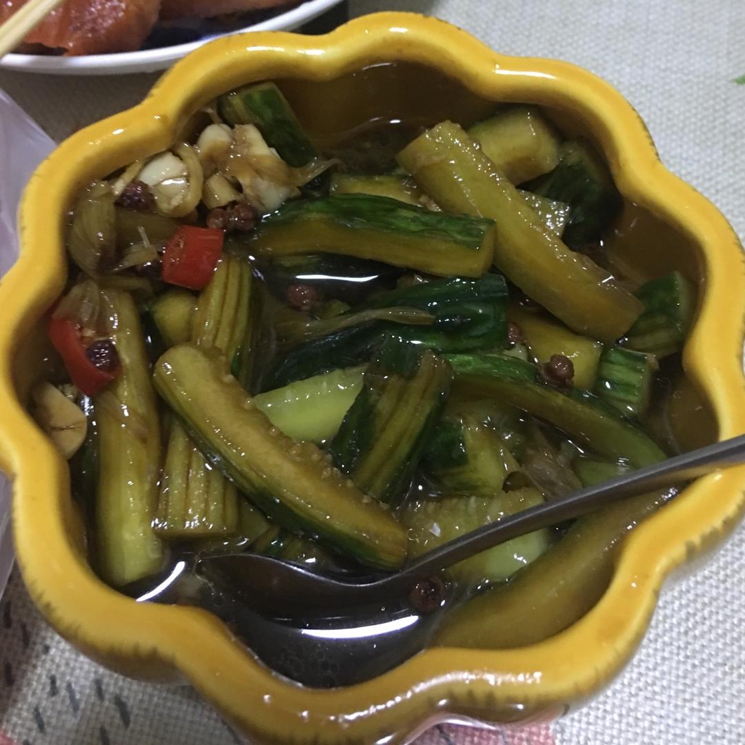 酸辣脆黄瓜条咸菜