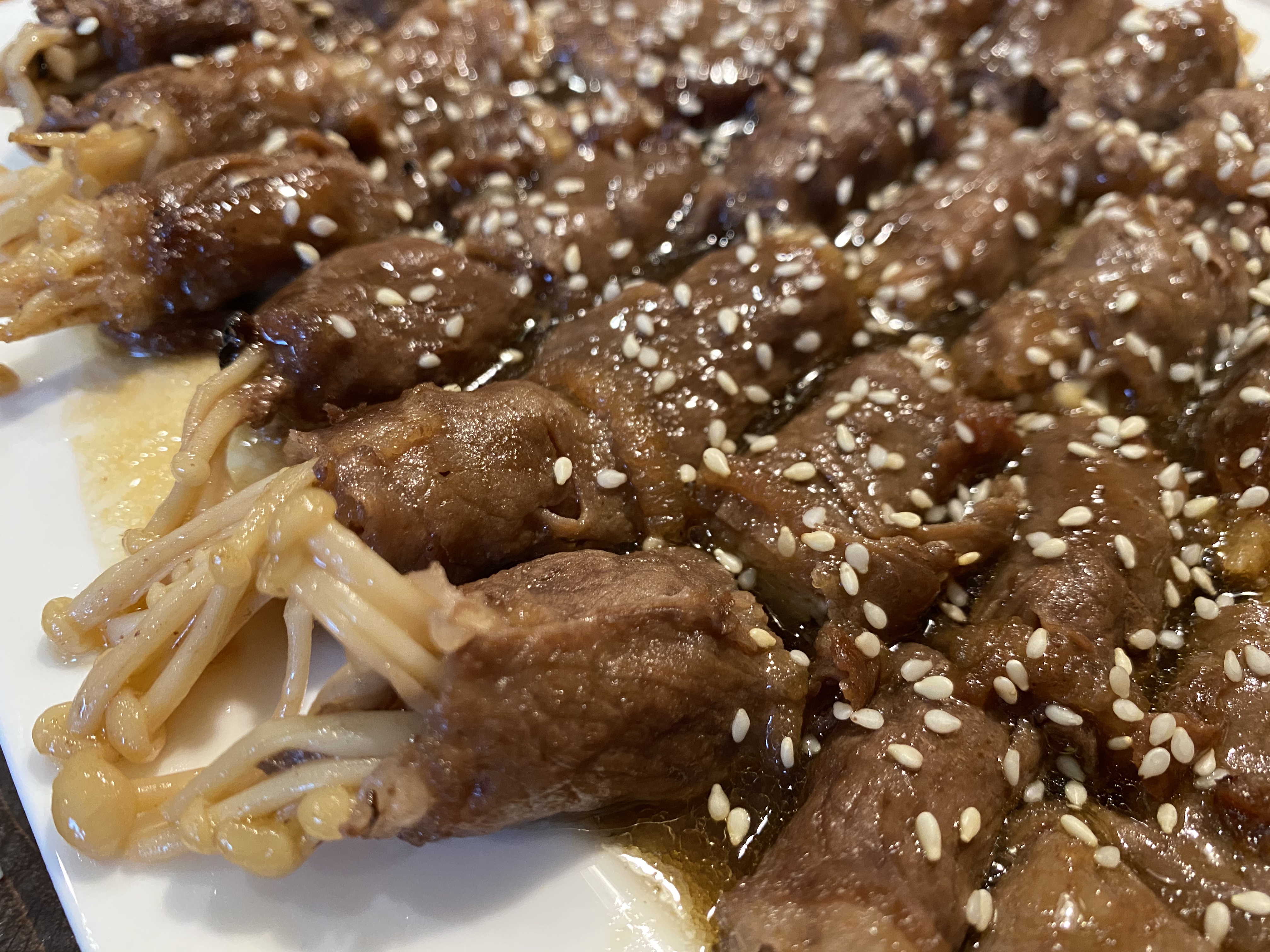 金菇牛肉卷 Japanese Enoki Beef Rolls的做法