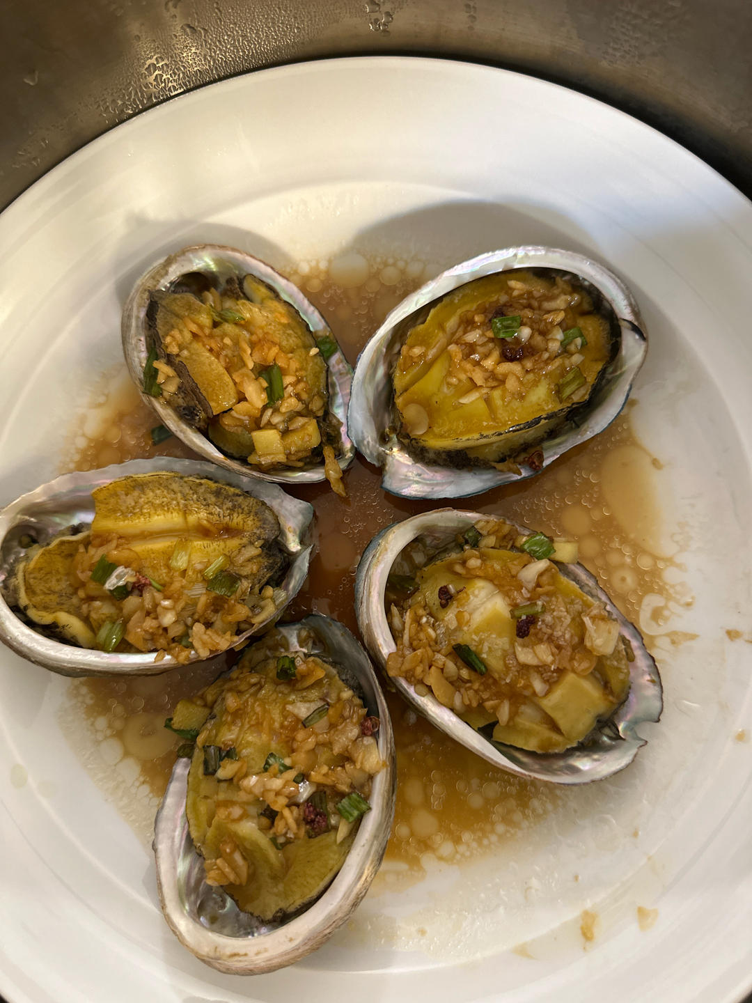 百吃不厌清蒸鲍鱼