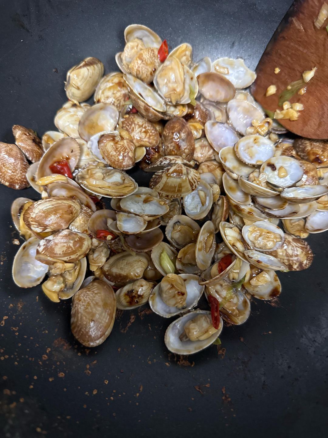 5分钟快手菜❗️秒杀路边摊爆炒花甲～好吃到爆