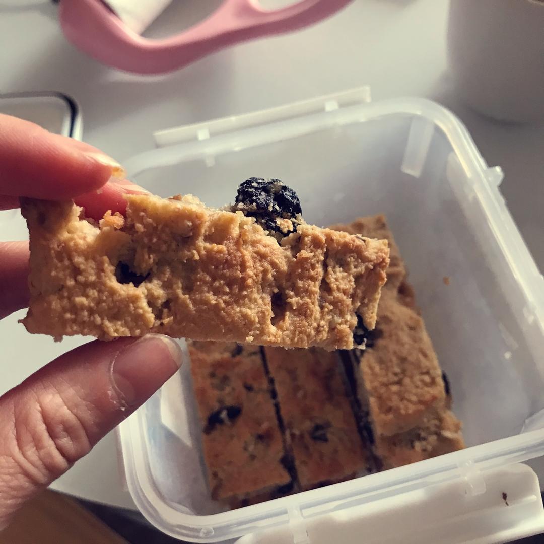 葡萄干早餐能量棒丨健康·零食