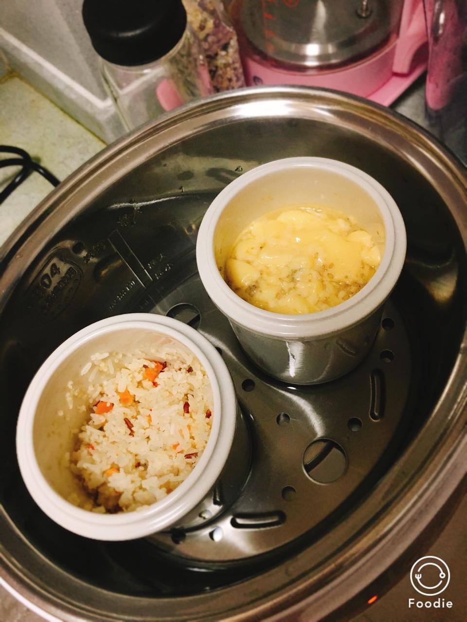 电炖锅蒸米饭