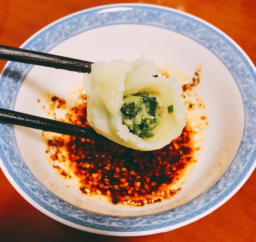 姥姥的味道——韭菜、鸡蛋、瘦肉、虾仁三鲜饺子的美味