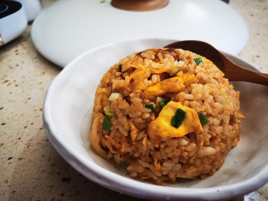 泡菜鸡排炒饭🍚的做法