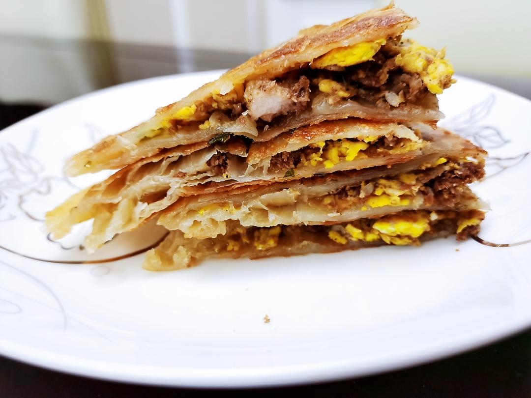 牛肉手抓饼的做法