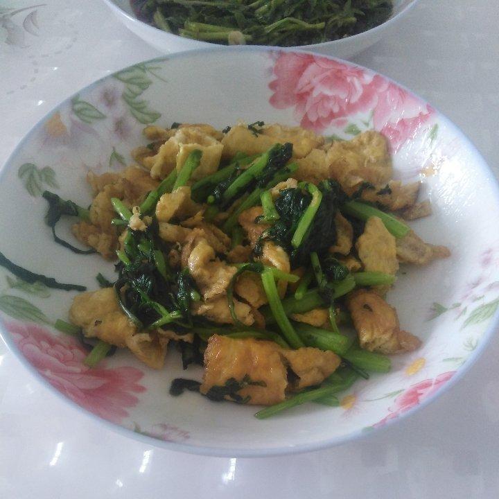 茼蒿鸡蛋