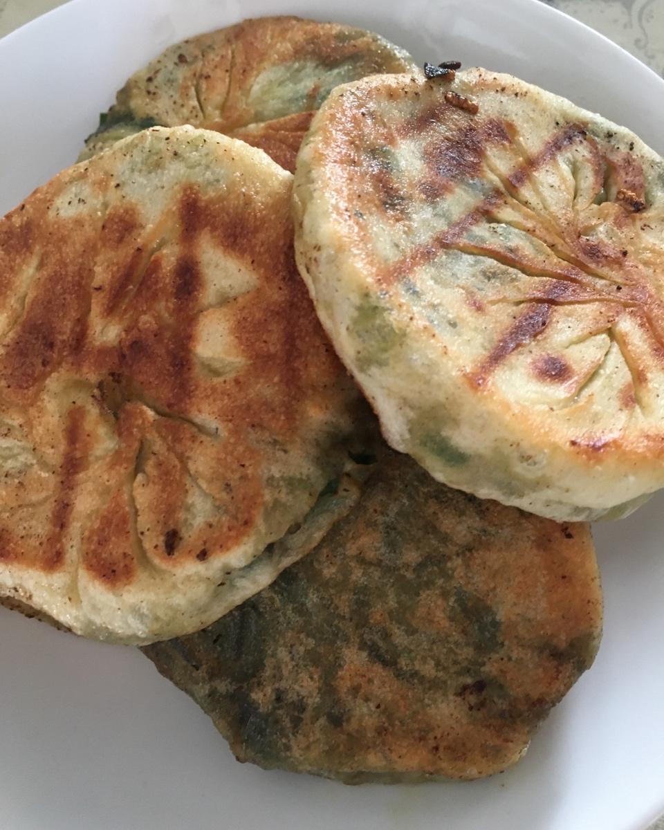 发面韭菜饼
