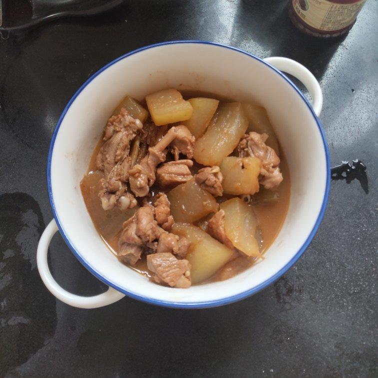 适合夏天的鸭肉焖冬瓜