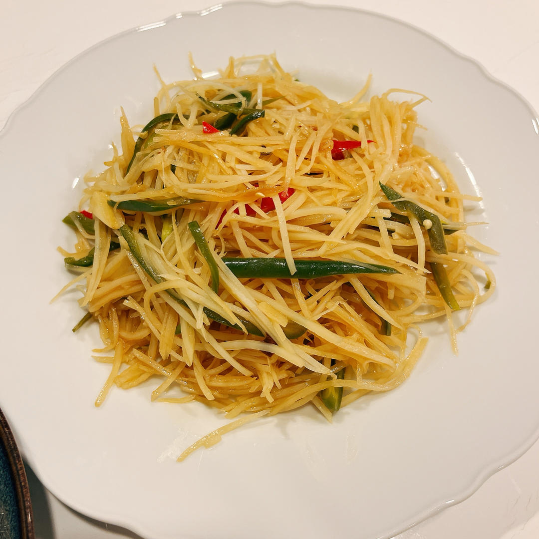 酸辣土豆丝的家常做法 超级下饭