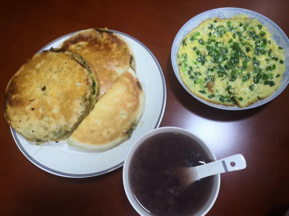 发面韭菜饼
