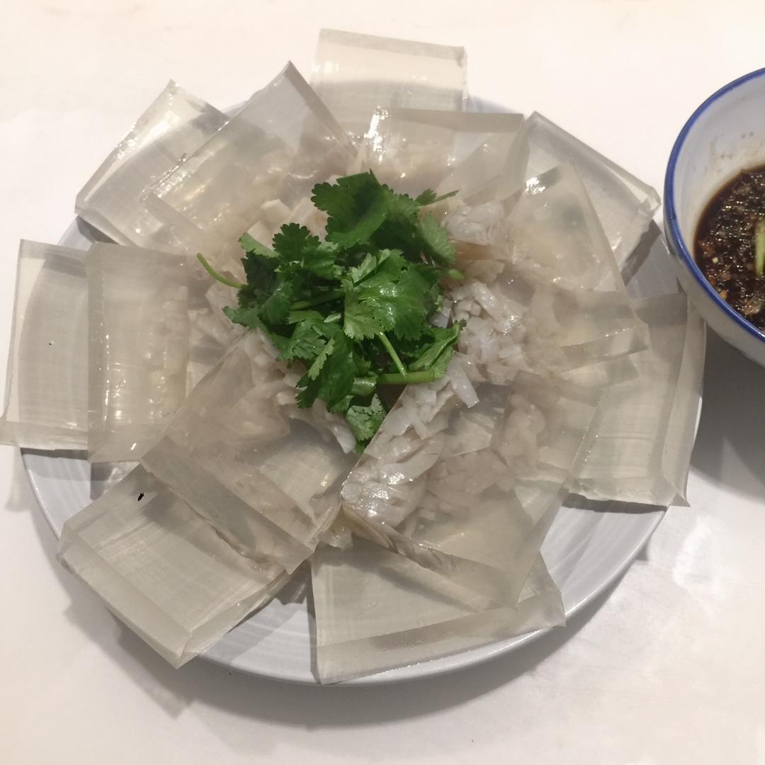 水晶肉皮冻