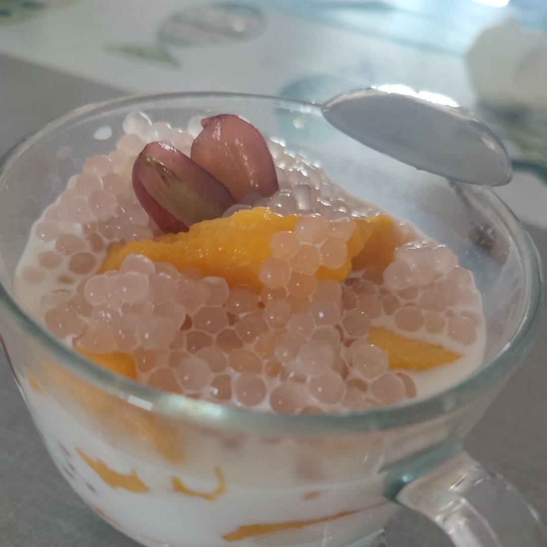 秋天的第一份甜品🥥椰香芒果奶冻甜品碗
