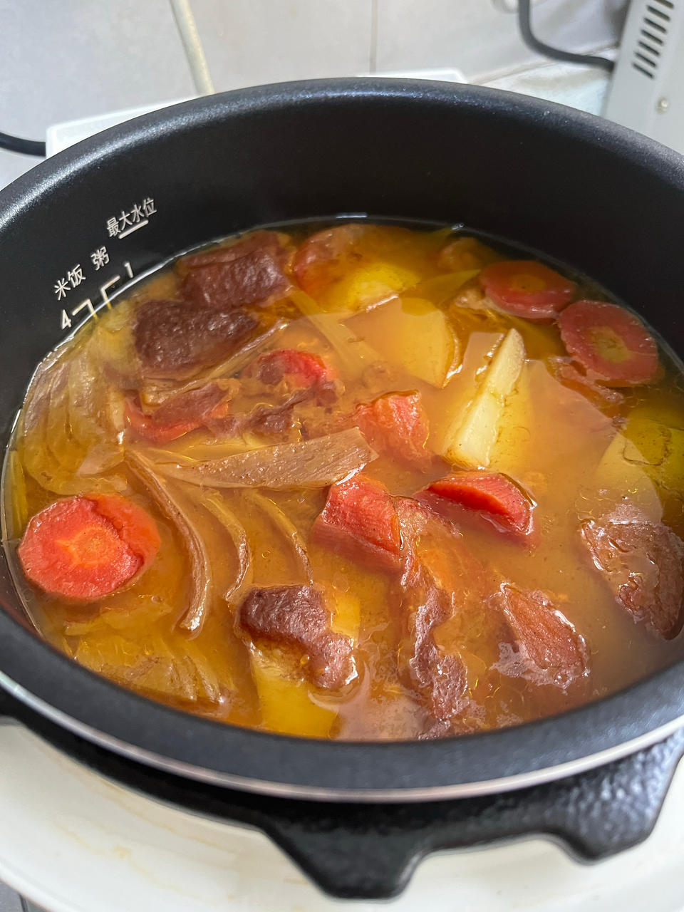咖喱牛腩（电压力锅）