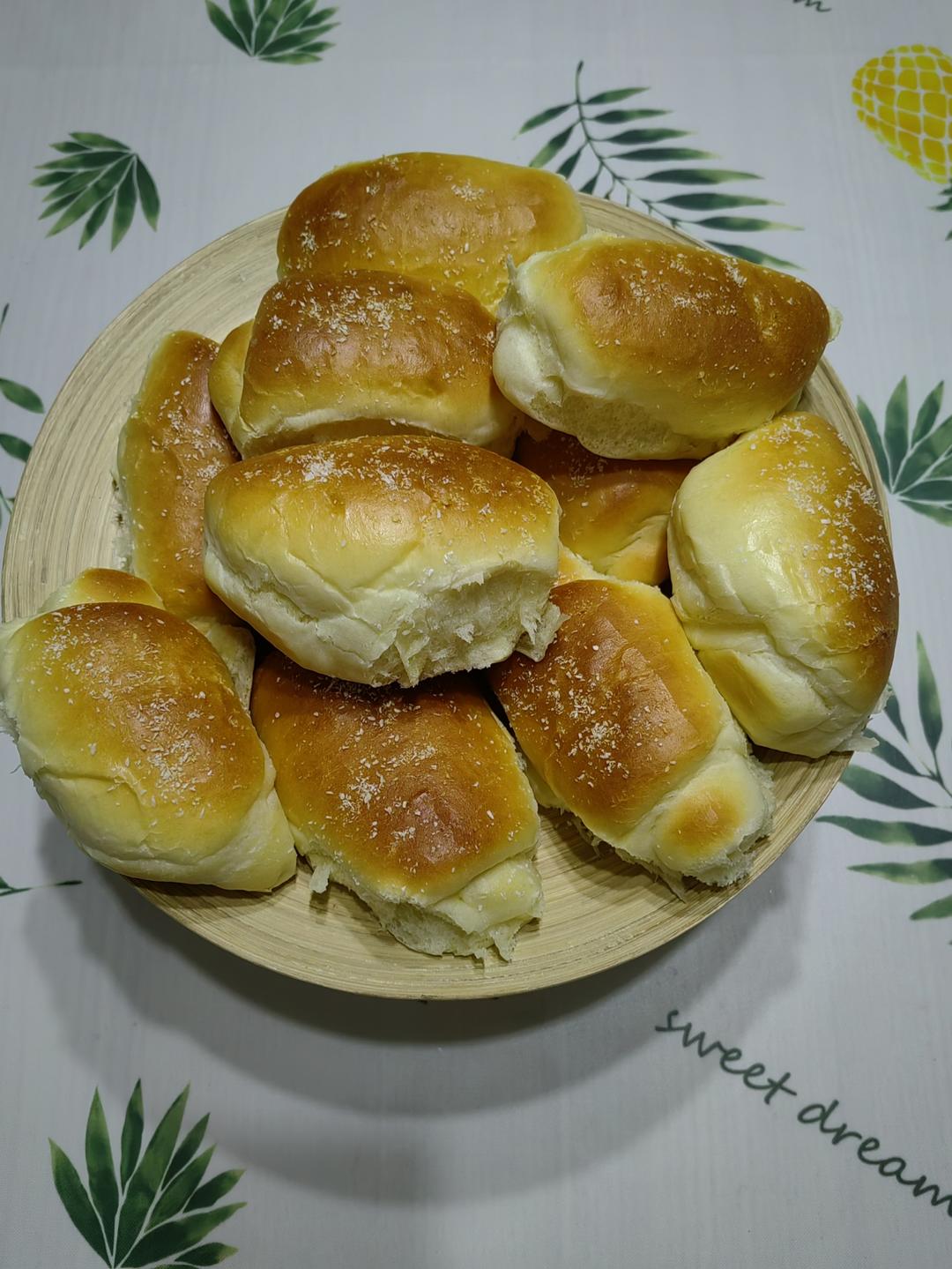 免揉面版椰香面包