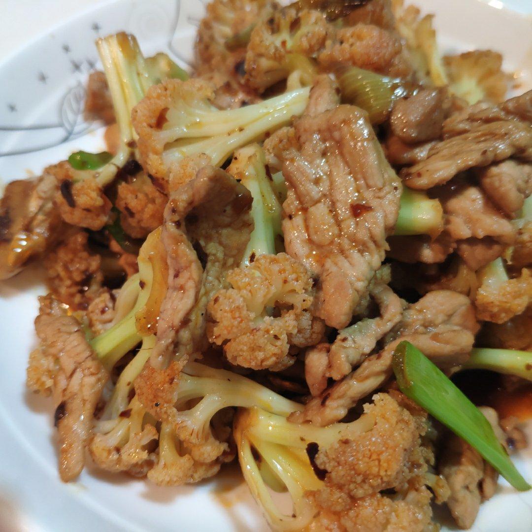 老丁的私房菜-干锅花菜