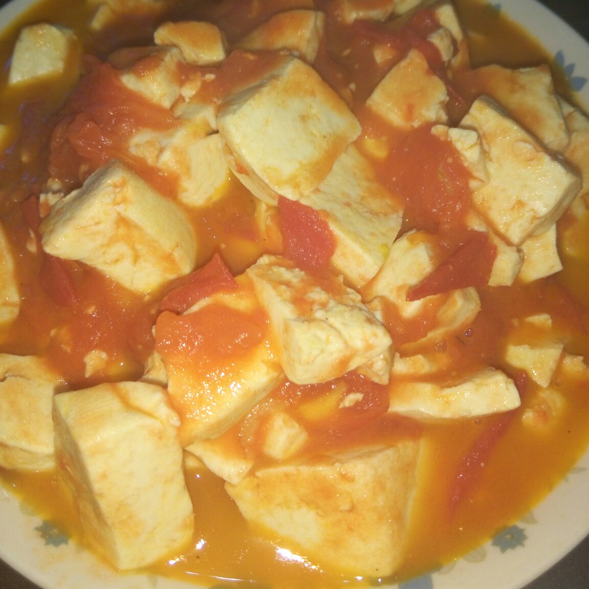 番茄豆腐