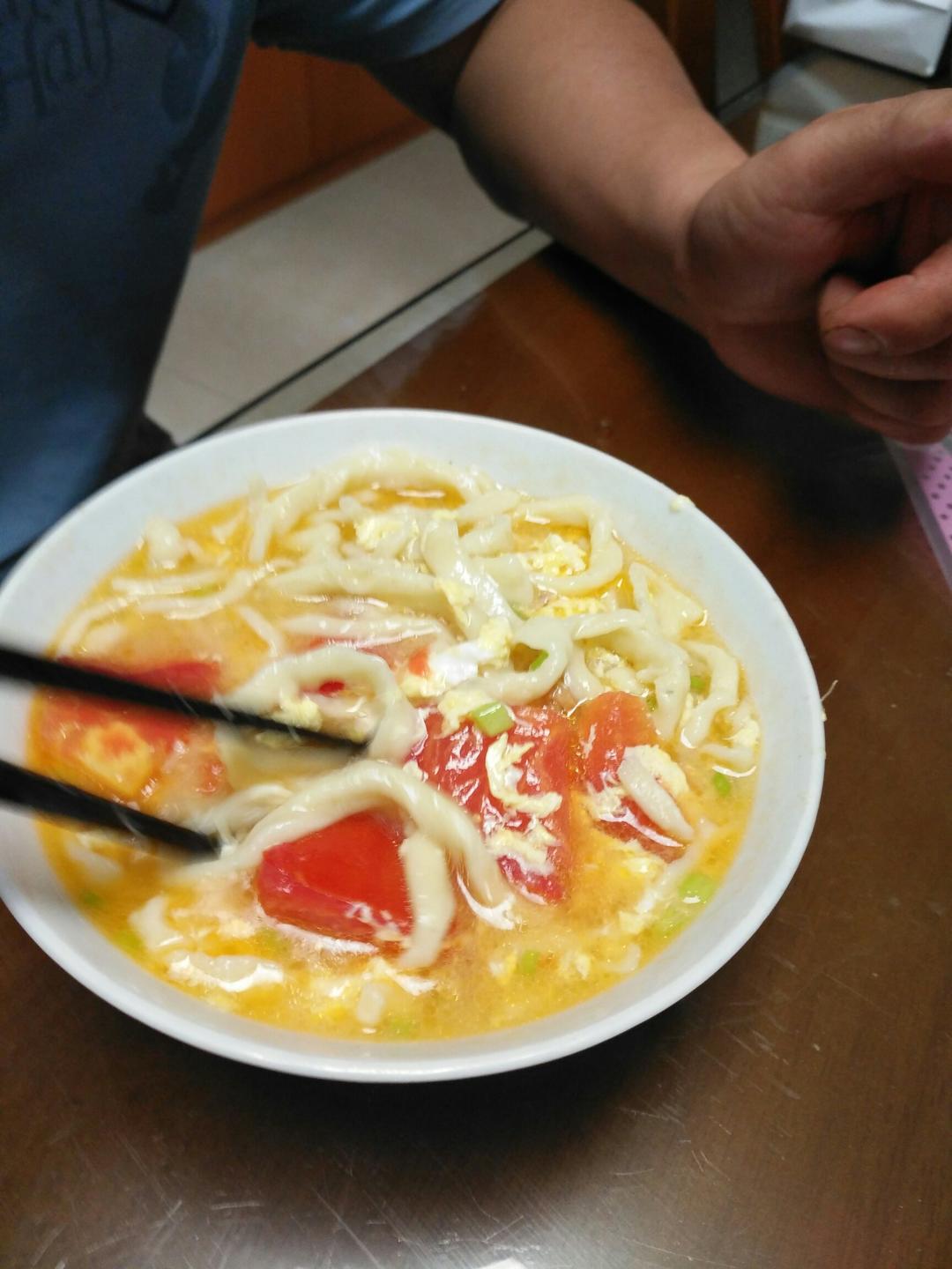 快手纯手工擀面条