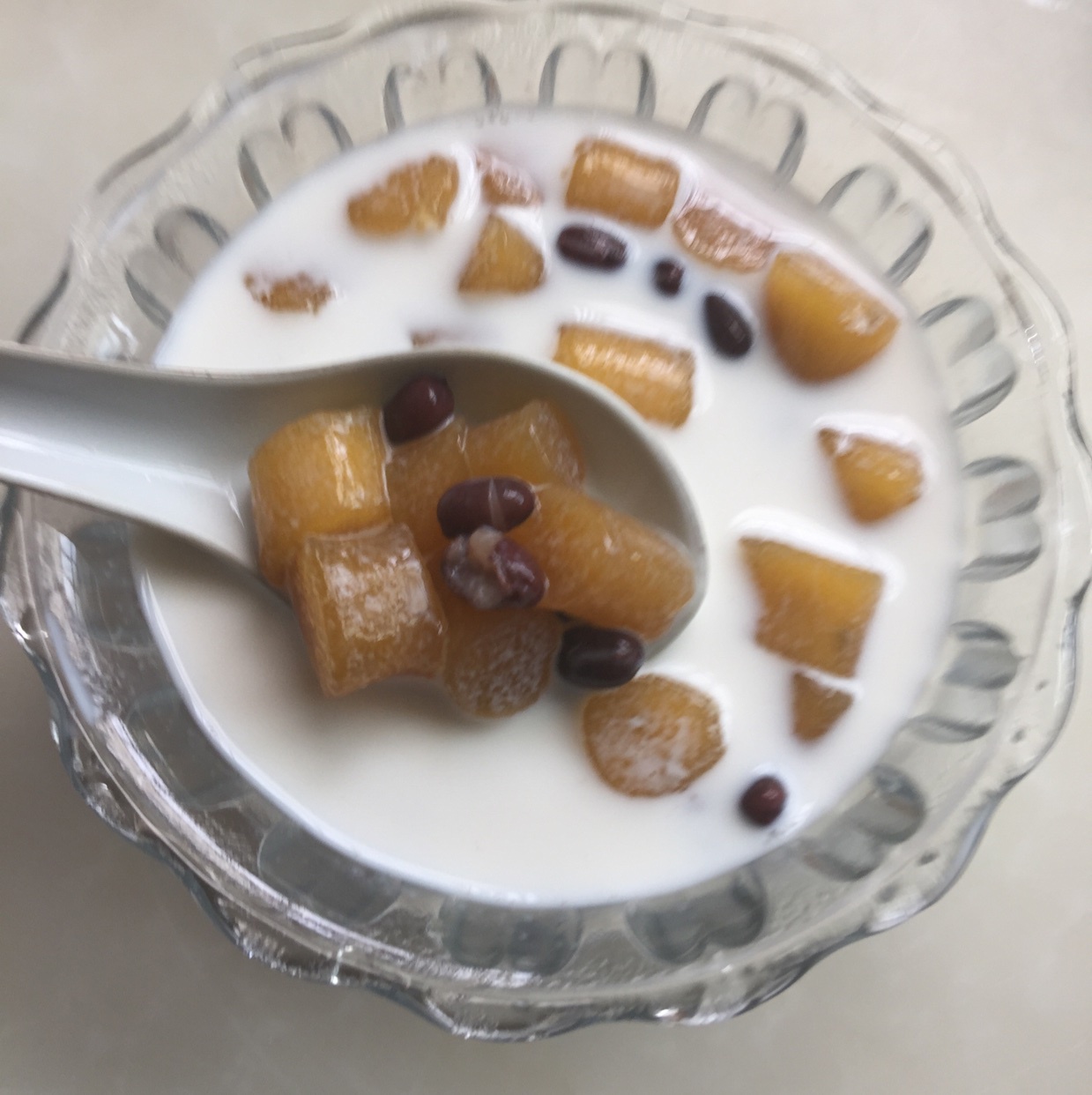 芋圆红豆汤