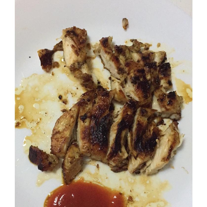 酷炫屌炸天好吃的煎鸡胸肉（香蒜蜂蜜煎鸡胸肉）