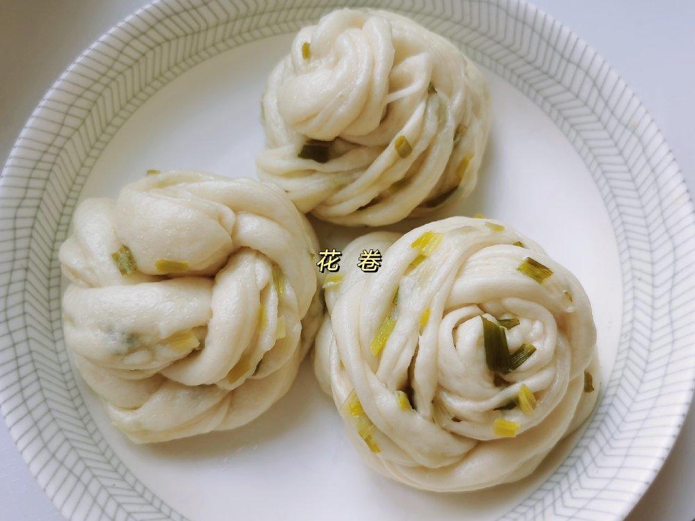 手工制作葱花卷