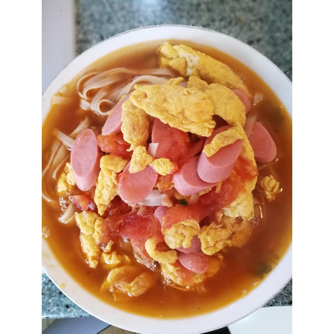 超级入味好吃的番茄鸡蛋面