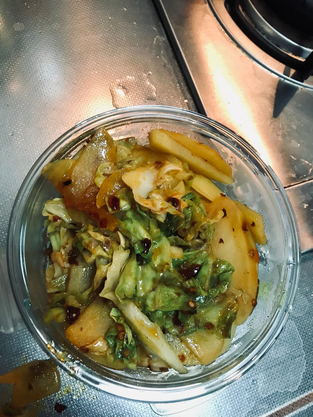 干锅土豆包心菜