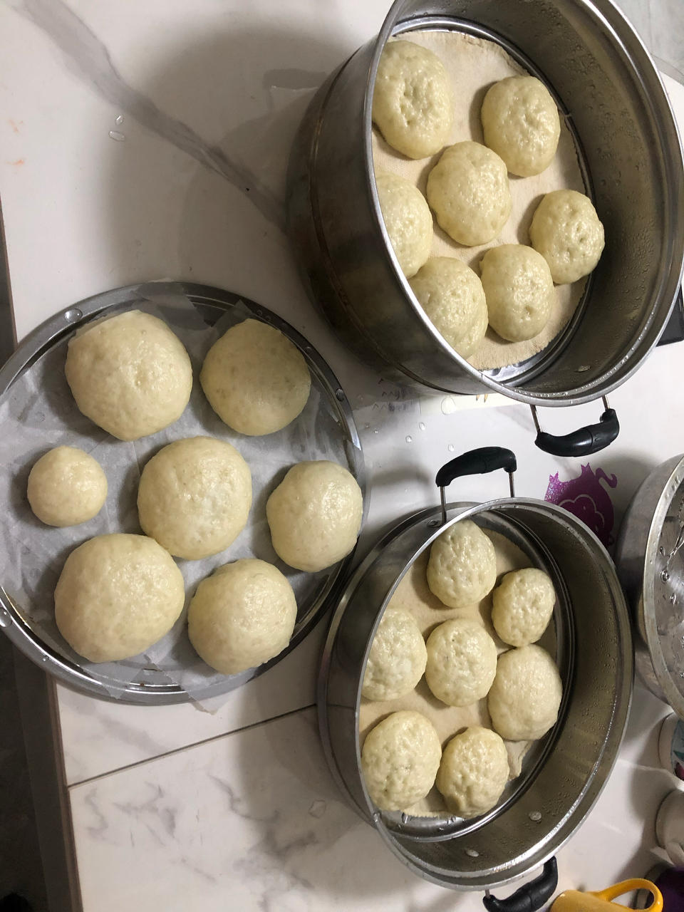 超好吃有豆豆的豆沙包，一次发酵（红豆包）