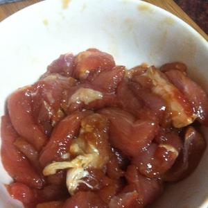 杏鲍菇炒肉片的做法 步骤1