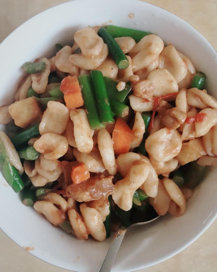 钰猫儿哒哒哒做的荞面圪坨