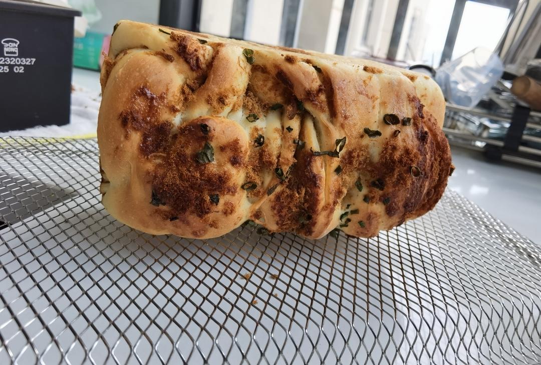 咸香松软～保姆级教程‼️葱香肉松手撕吐司