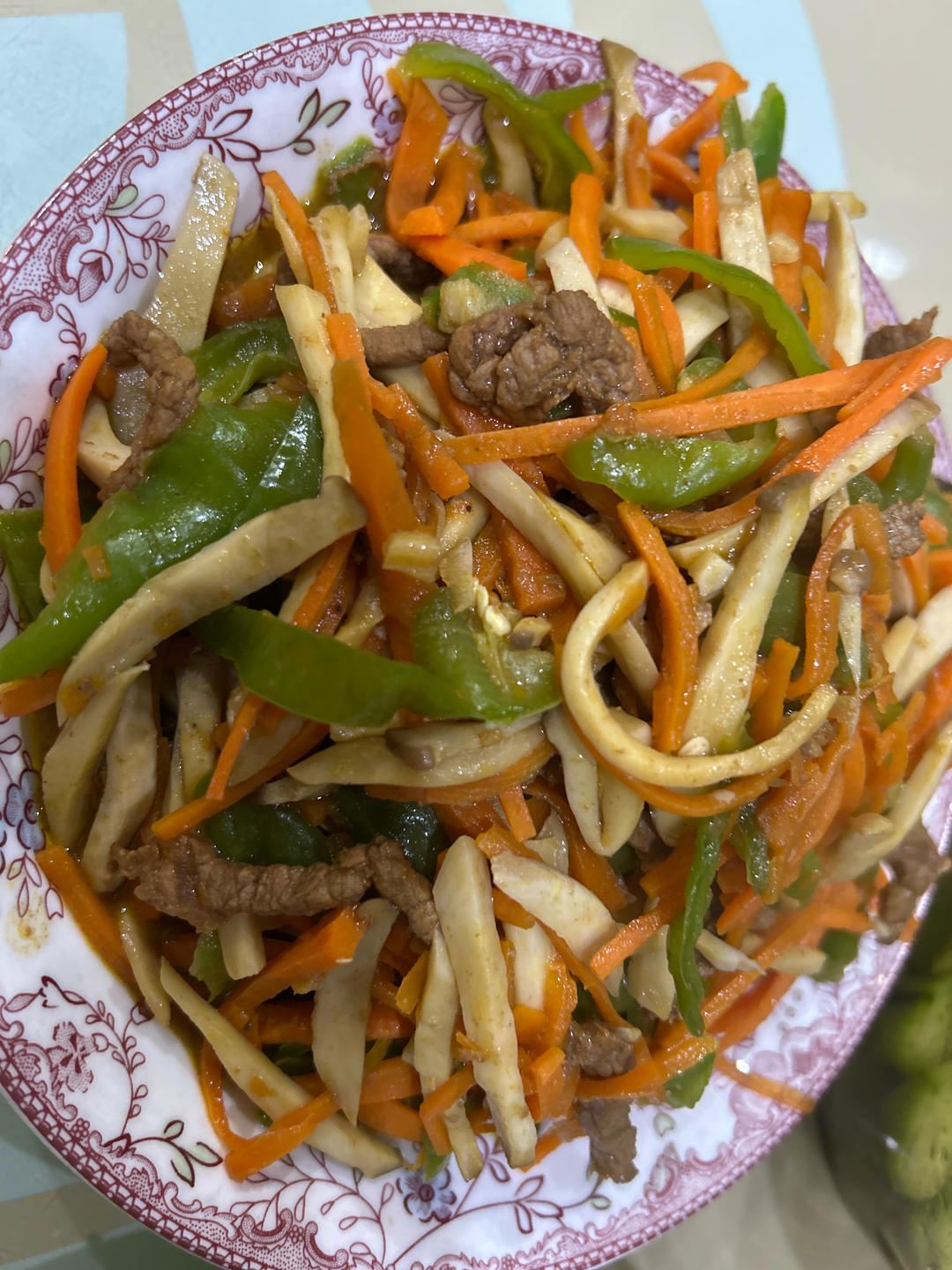 好吃到停不下来的爆炒牛肉丝