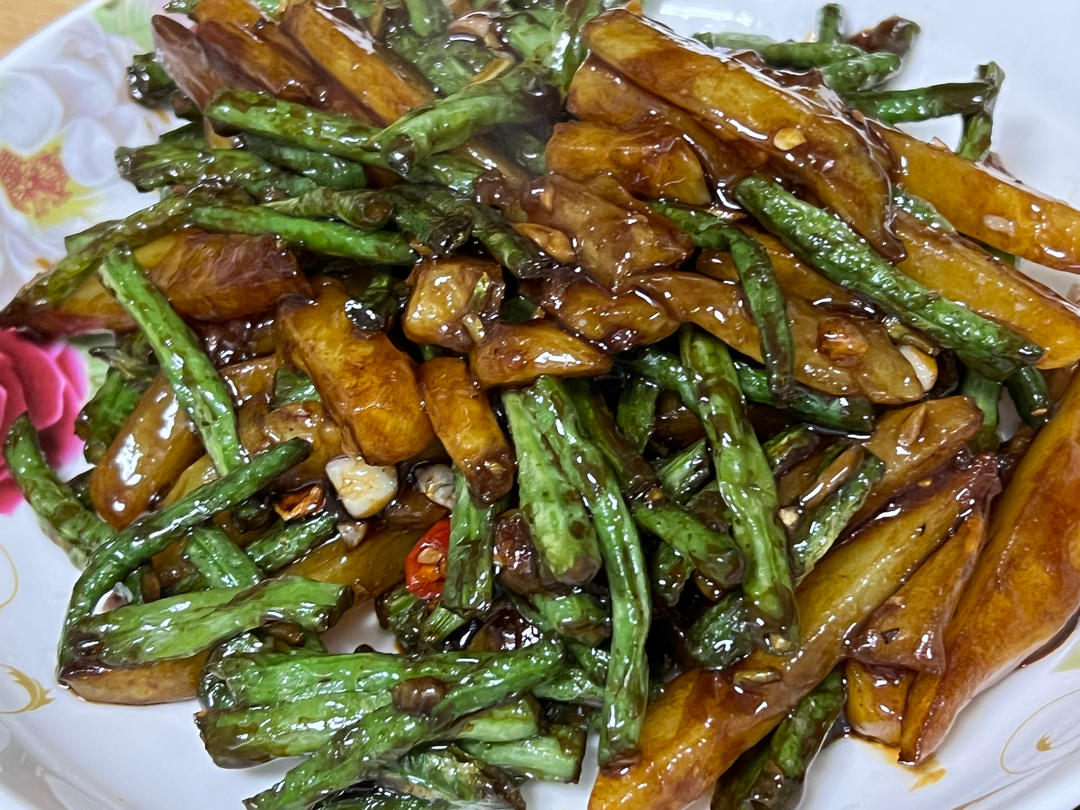 干煸豆角土豆
