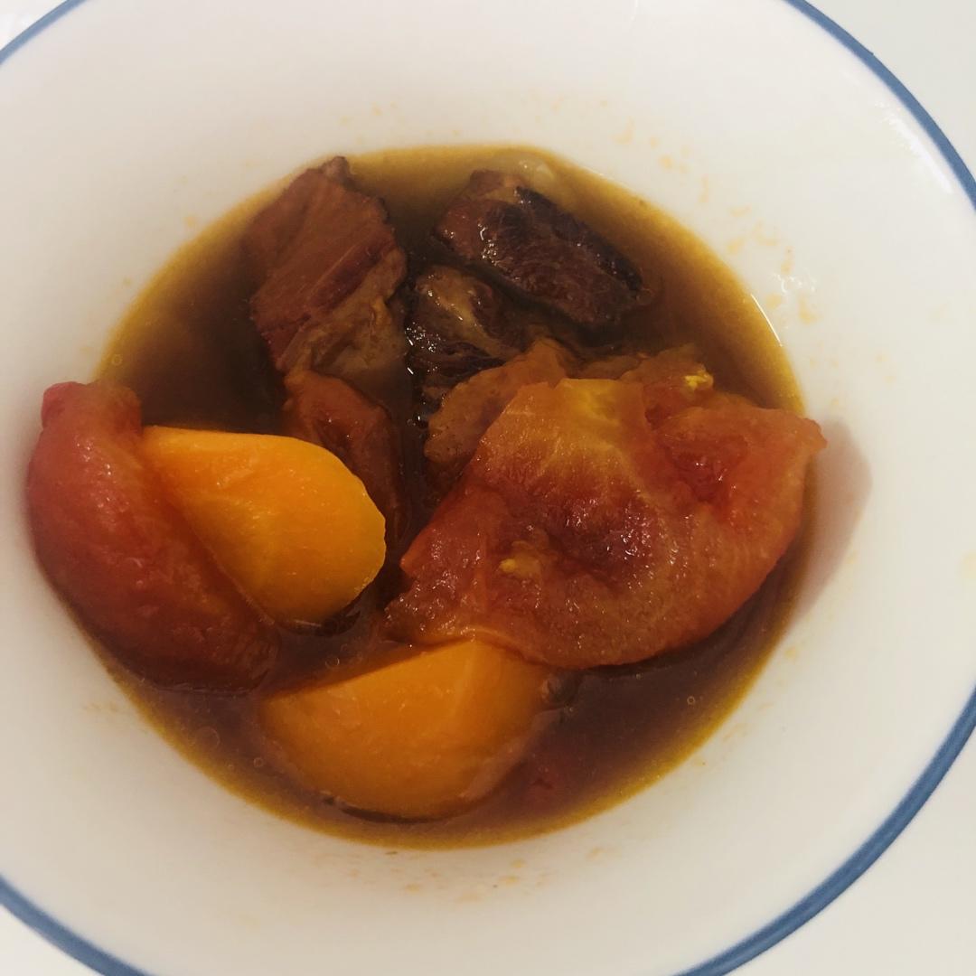 番茄土豆炖牛腩